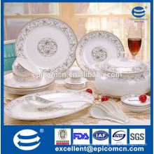 elegant luxury golden decal household dinnerware new bone china